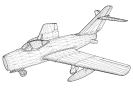 Mig 15 wireframe